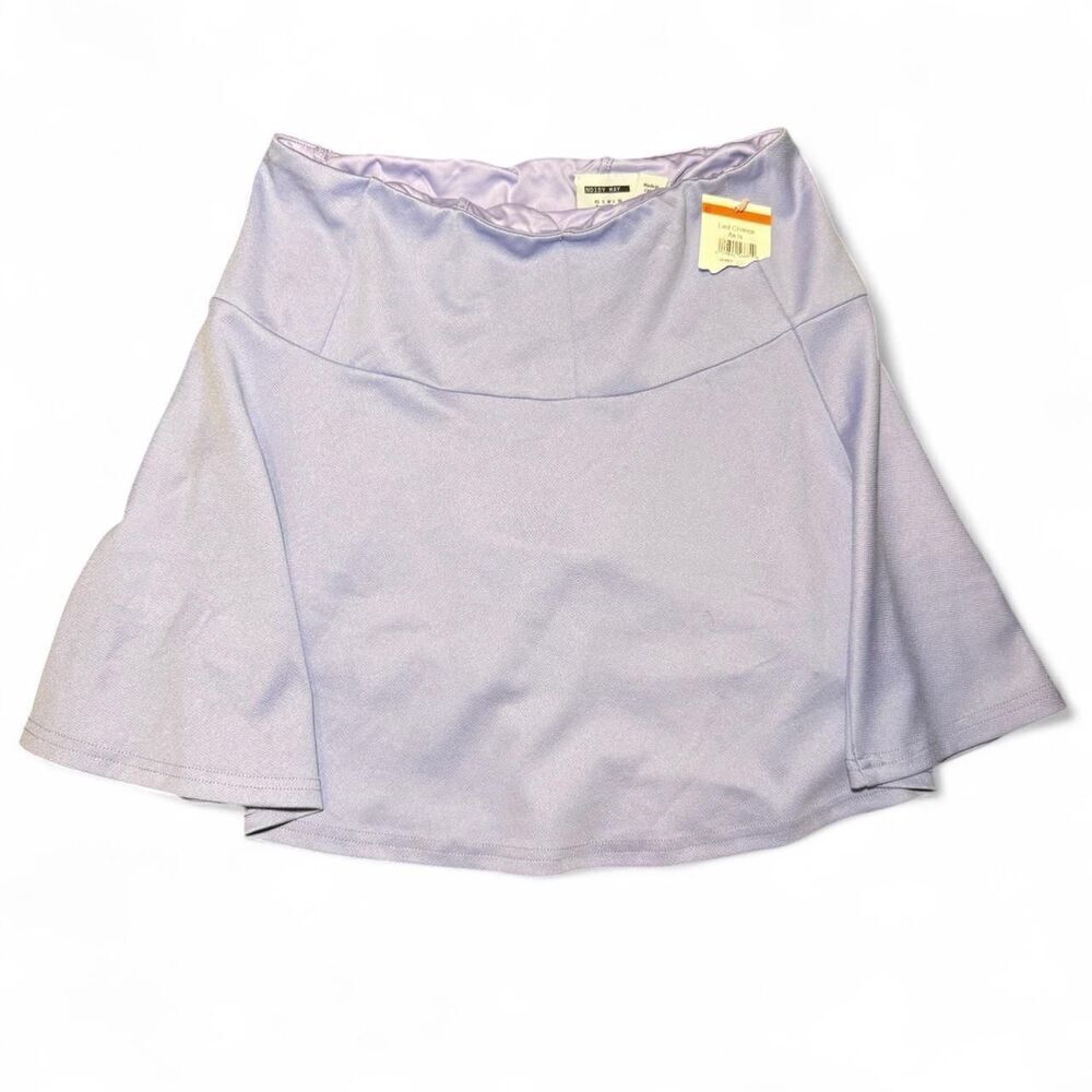 Noisy May Women's lavender mini skirt with built-in shorts Size XS